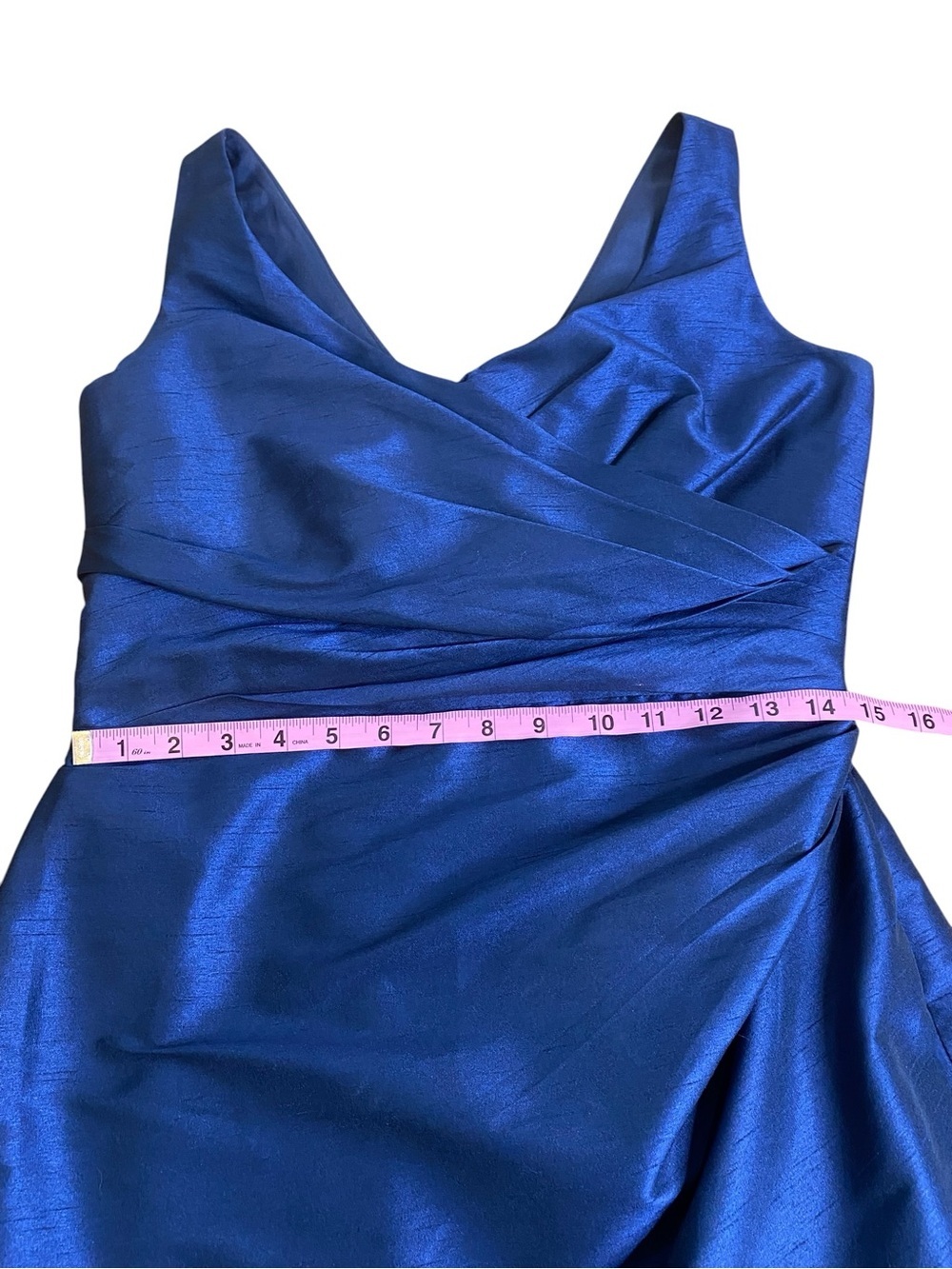 Alfred Sung Dark Blue Evening Dress Women’s Size 10 - Picture 8 of 15